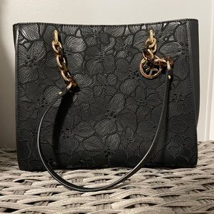 Black floral Michael Kors bag